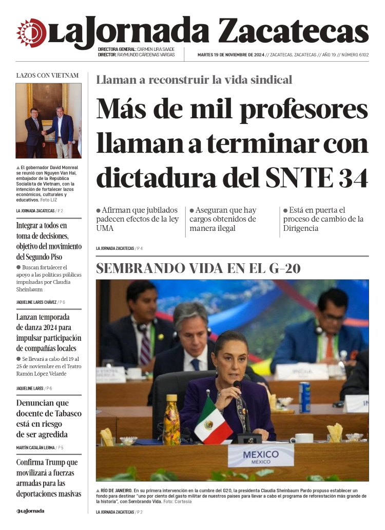 19 de Noviembre de 2024 – Más de mil profesores llaman a terminar con dictadura del SNTE 34
