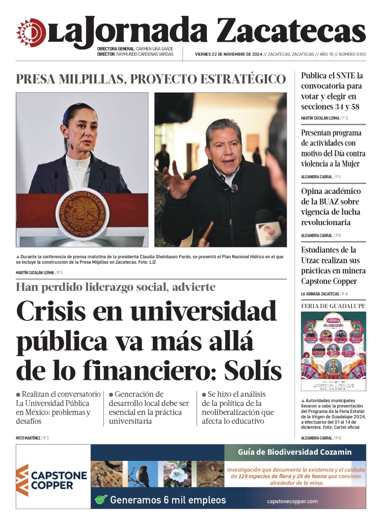 22 de Noviembre de 2024 – Crisis en universidad pública va más allá de lo financiero: Solís
