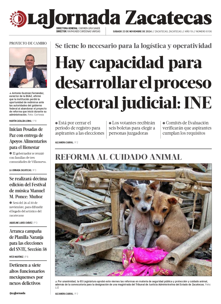 23 de Noviembre de 2024 – Hay capacidad para desarrollar el proceso electoral judicial: INE