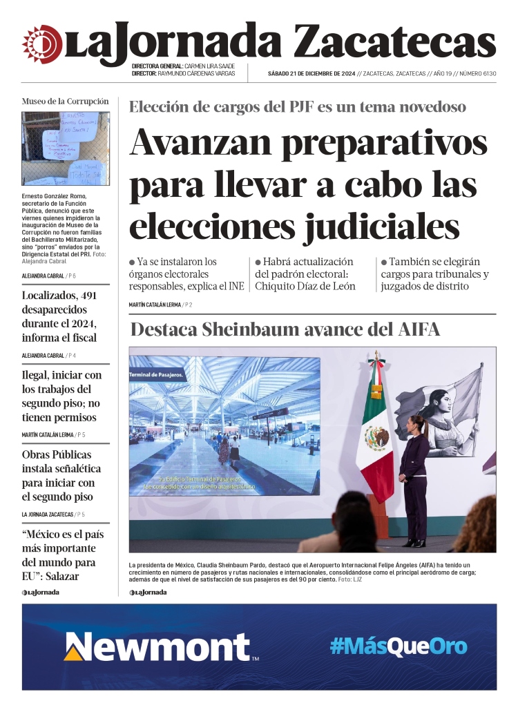 21 de Diciembre de 2024 – Avanzan preparativos para llevar a cabo las elecciones judiciales