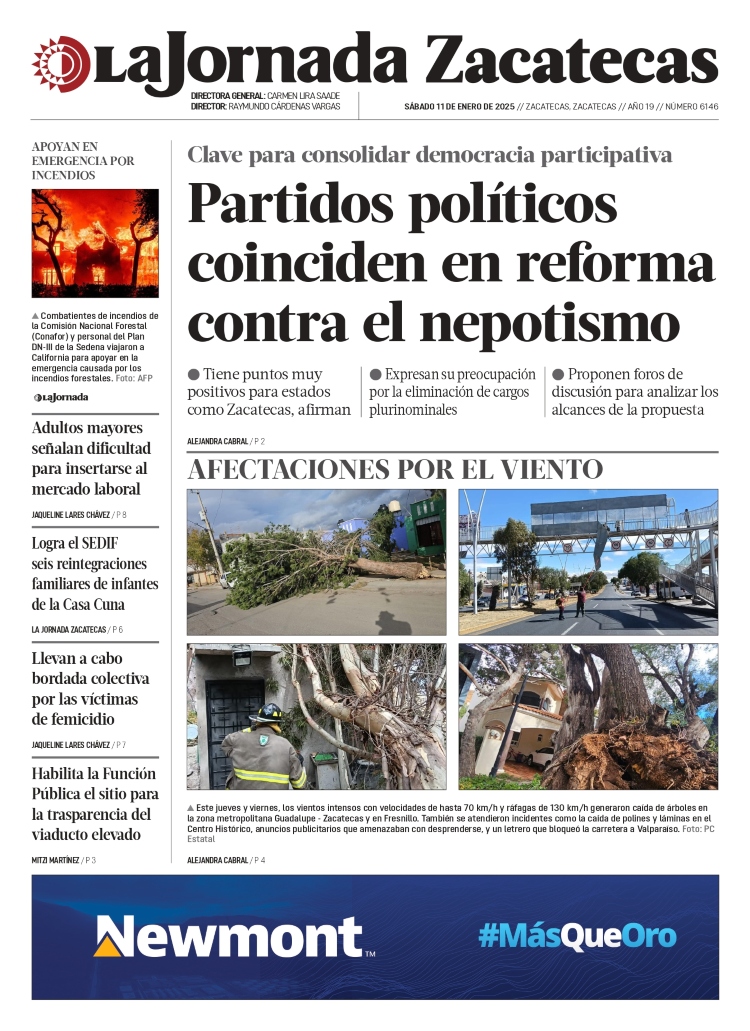 11 de Enero de 2025 – Partidos políticos coinciden en reforma contra el nepotismo