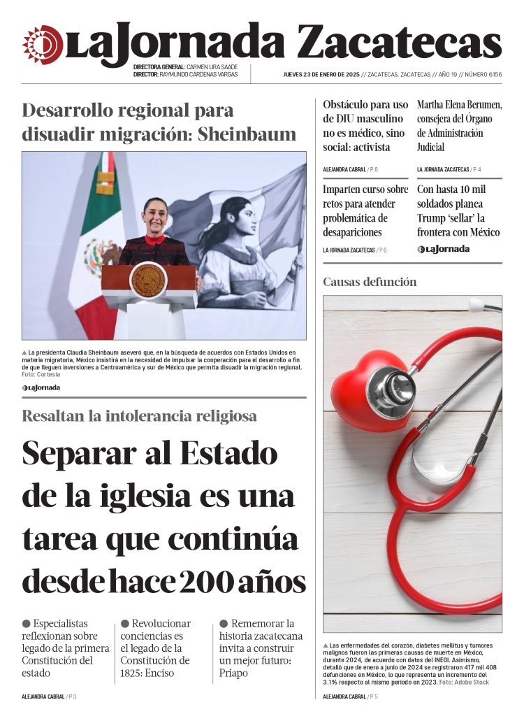 23 de Enero de 2025 – Separar al Estado de la iglesia es una tarea que continúa desde hace 200 años