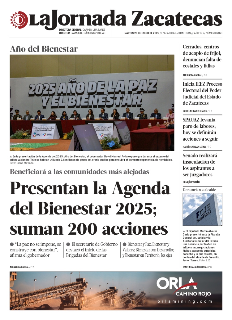 28 de Enero de 2025 – Presentan la Agenda del Bienestar 2025; suman 200 acciones