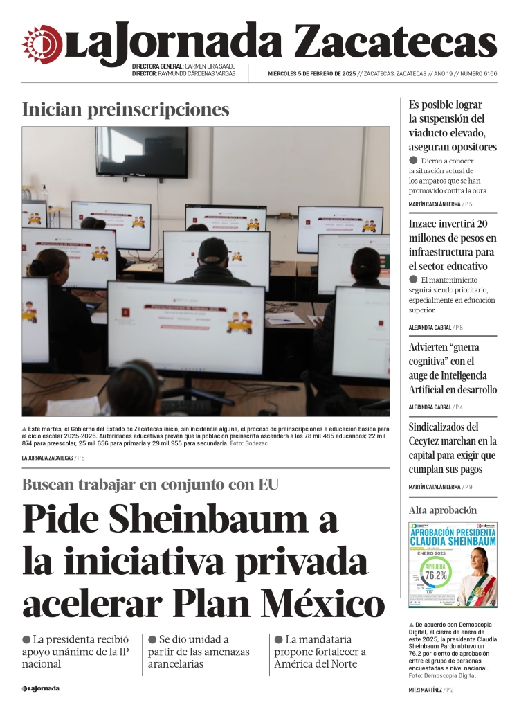 05 de Febrero de 2025 – Inicia periodo de preinscripciones para educación básica en Zacatecas