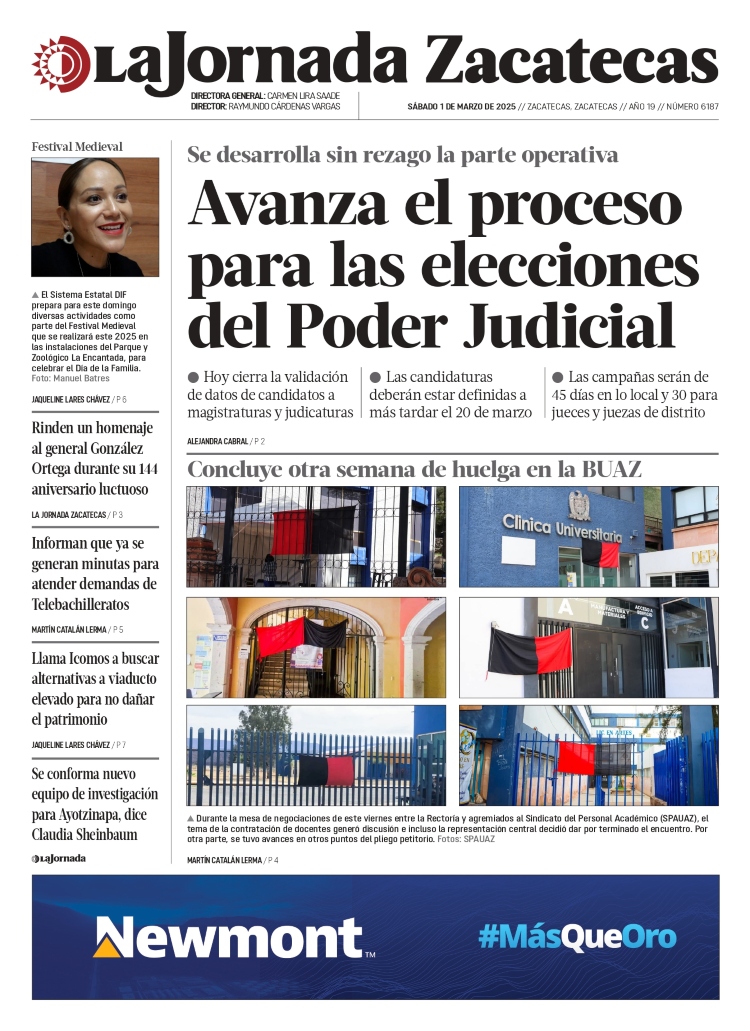 01 de Marzo de 2025 – Avanza el proceso para las elecciones del Poder Judicial