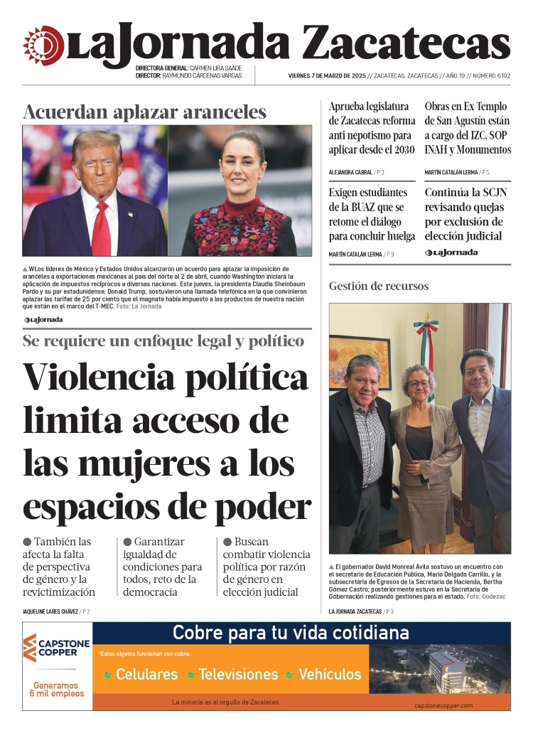 07 de Marzo de 2025 – Violencia política limita acceso de las mujeres a los espacios de poder