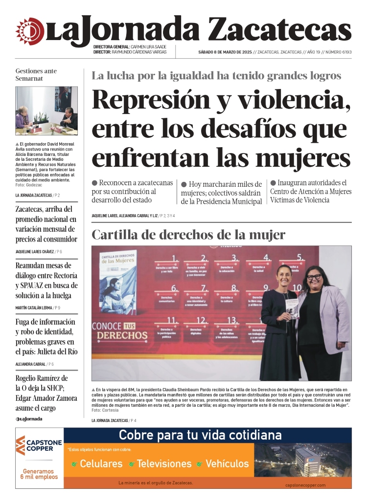 08 de Marzo de 2025 – Represión y violencia, entre los desafíos que enfrentan las mujeres