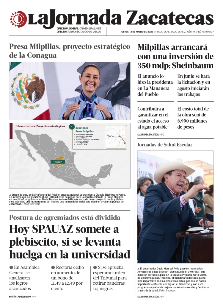 13 de Marzo de 2025 – Presa Milpillas, un proyecto estratégico de la Conagua para este 2025: Sheinbaum