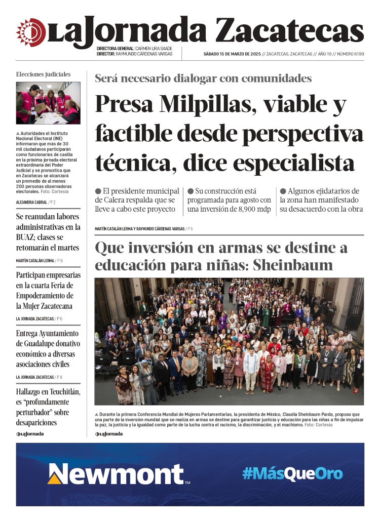 15 de Marzo de 2025 – Presa Milpillas, viable y factible desde perspectiva técnica, dice especialista