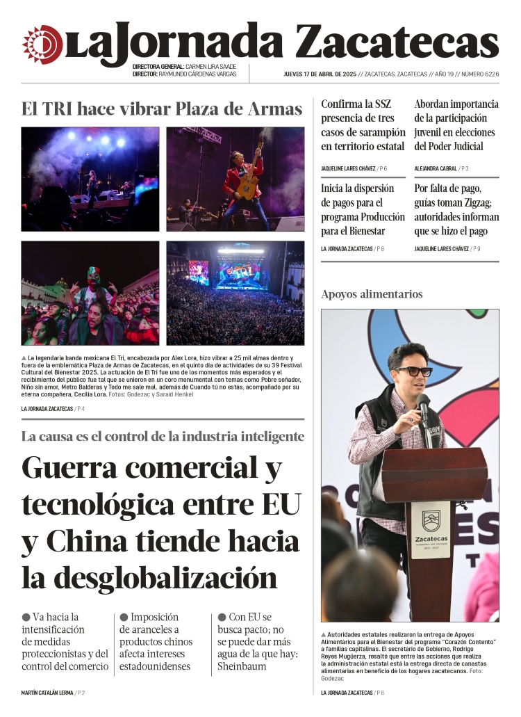 17 de Abril de 2025 – Guerra comercial y tecnológica entre EU y China tiende hacia la desglobalización