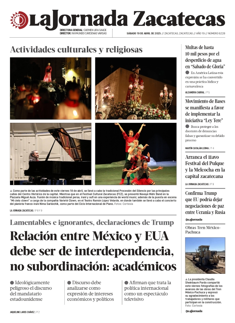19 de Abril de 2025 – Relación entre México y EUA debe ser de interdependencia, no subordinación: académicos