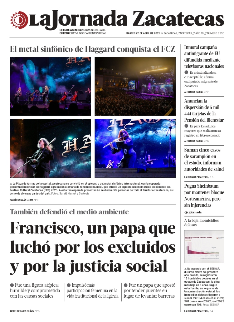 22 de Abril de 2025 – Francisco, un papa que luchó por los excluidos y por la justicia social