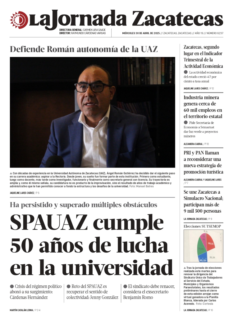 30 de Abril de 2025 – SPAUAZ cumple 50 años de lucha en la universidad