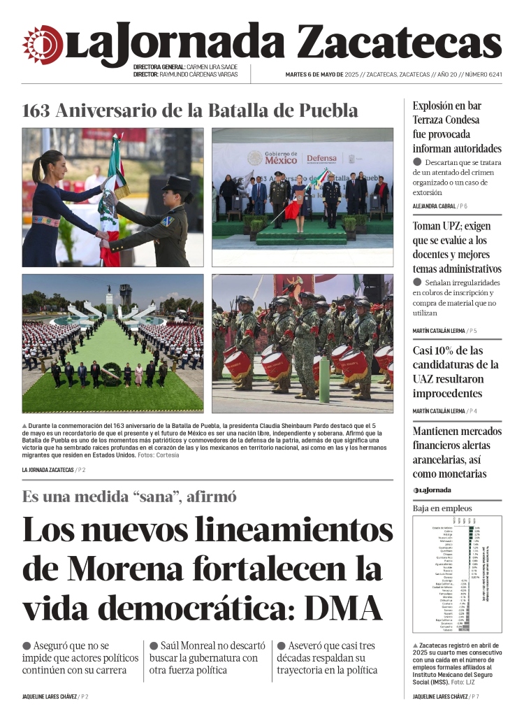 06 de Mayo de 2025 – Los nuevos lineamientos de Morena fortalecen la vida democrática: DMA
