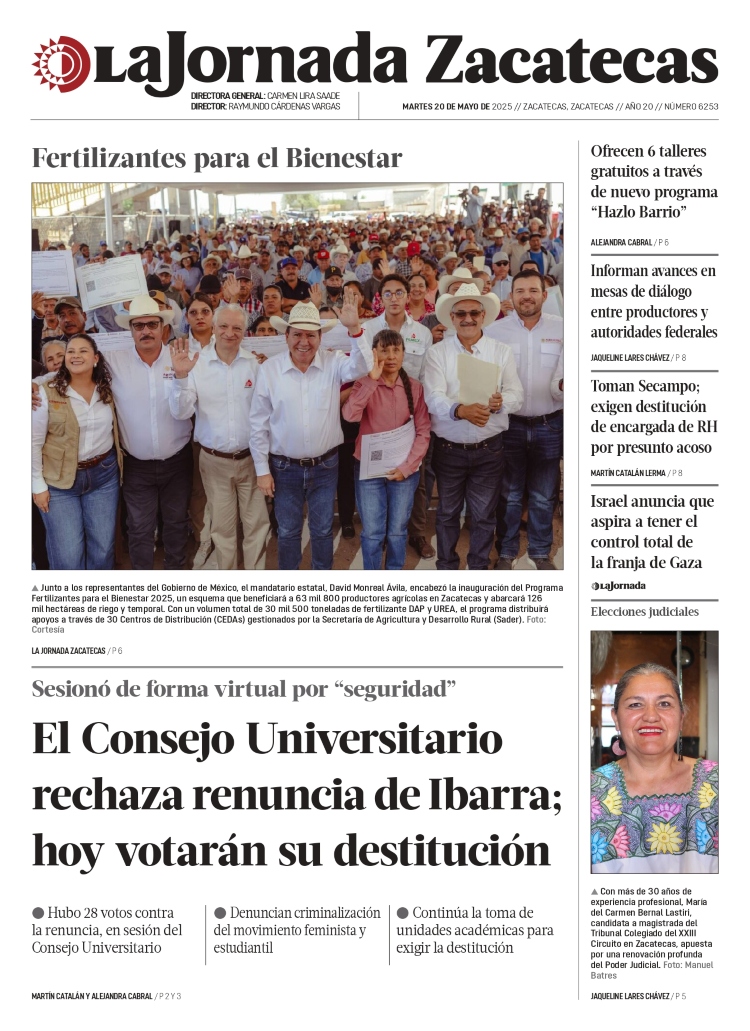 20 de Mayo de 2025 – El Consejo Universitario rechaza renuncia de Ibarra; hoy votarán su destitución
