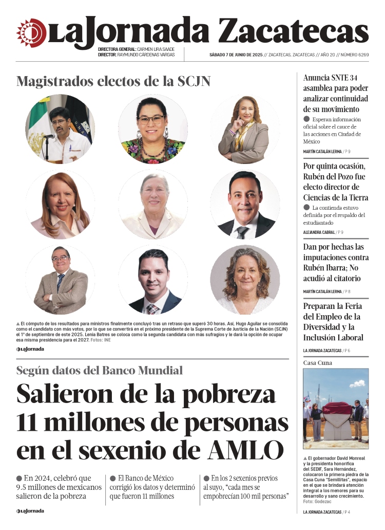07 de Junio de 2025 – Magistrados electos de la SCJN