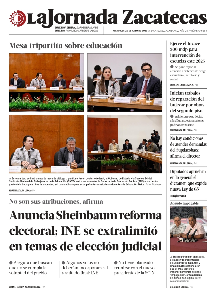 25 de Junio de 2025 – Anuncia Sheinbaum reforma electoral; INE se extralimitó en temas de elección judicial