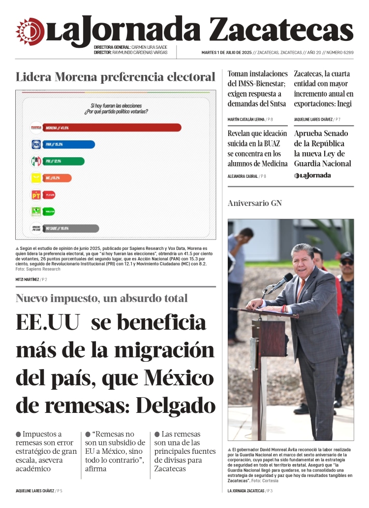 01 de Julio de 2025 – EE.UU se beneficia más de la migración del país, que México de remesas: Delgado