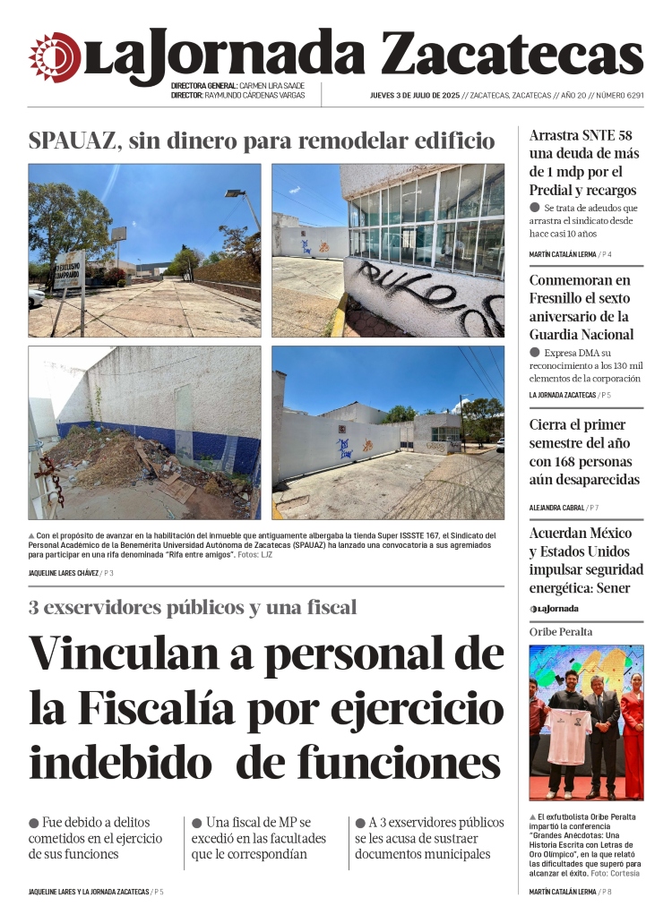 03 de Julio de 2025 – Vinculan a personal de la Fiscalía por ejercicio indebido de funciones