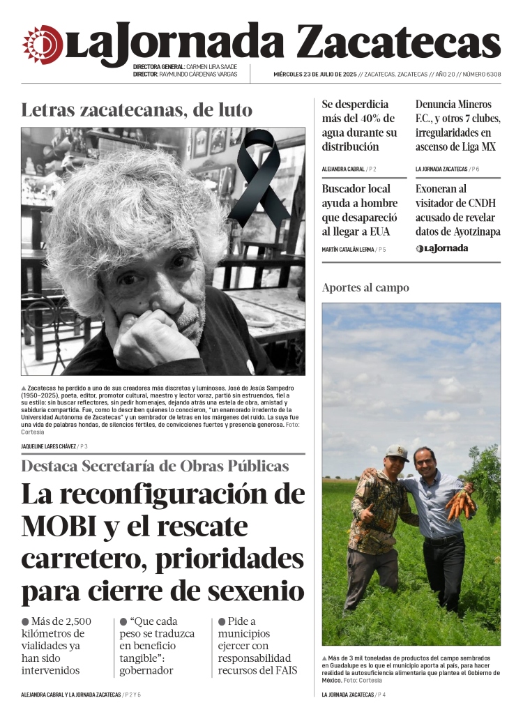 23 de Julio de 2025 – La reconfiguración de MOBI y el rescate carretero, prioridades para cierre de sexenio