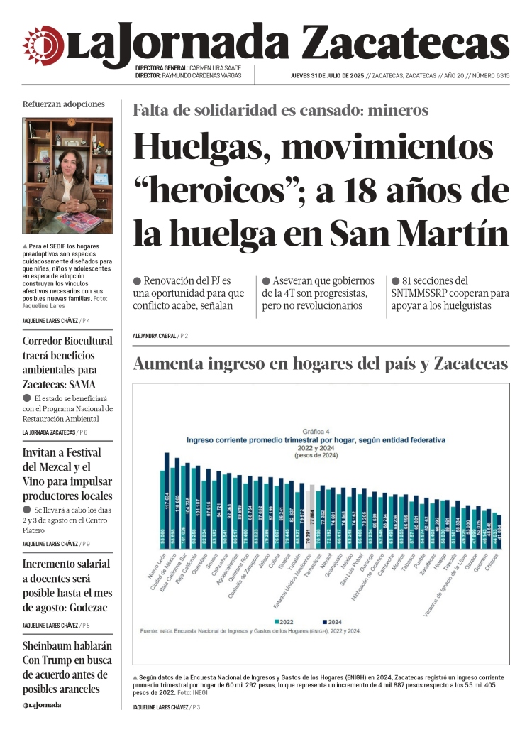 31 de Julio de 2025 – Huelgas, movimientos “heroicos”; a 18 años de la huelga en San Martín