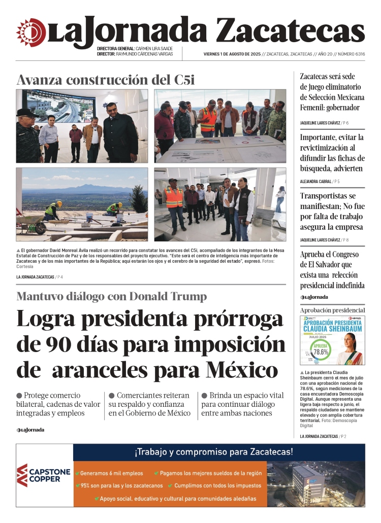01 de Agosto de 2025 – Avanza construcción del C5i