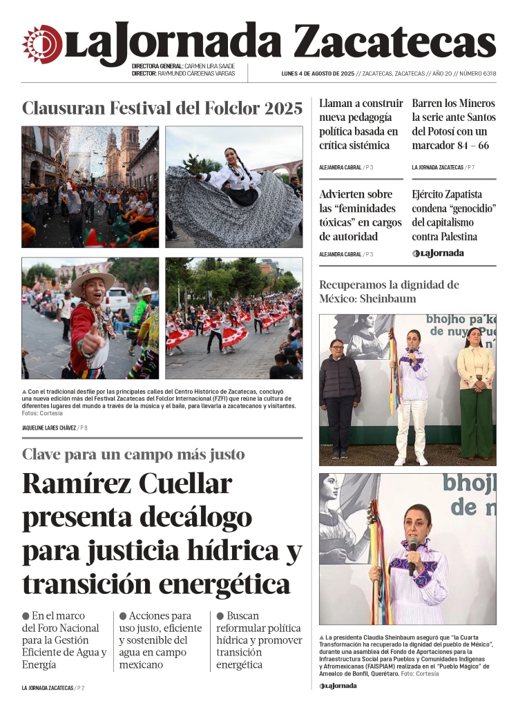 04 de Agosto de 2025 – Ramírez Cuellar presenta decálogo para justicia hídrica y transición energética