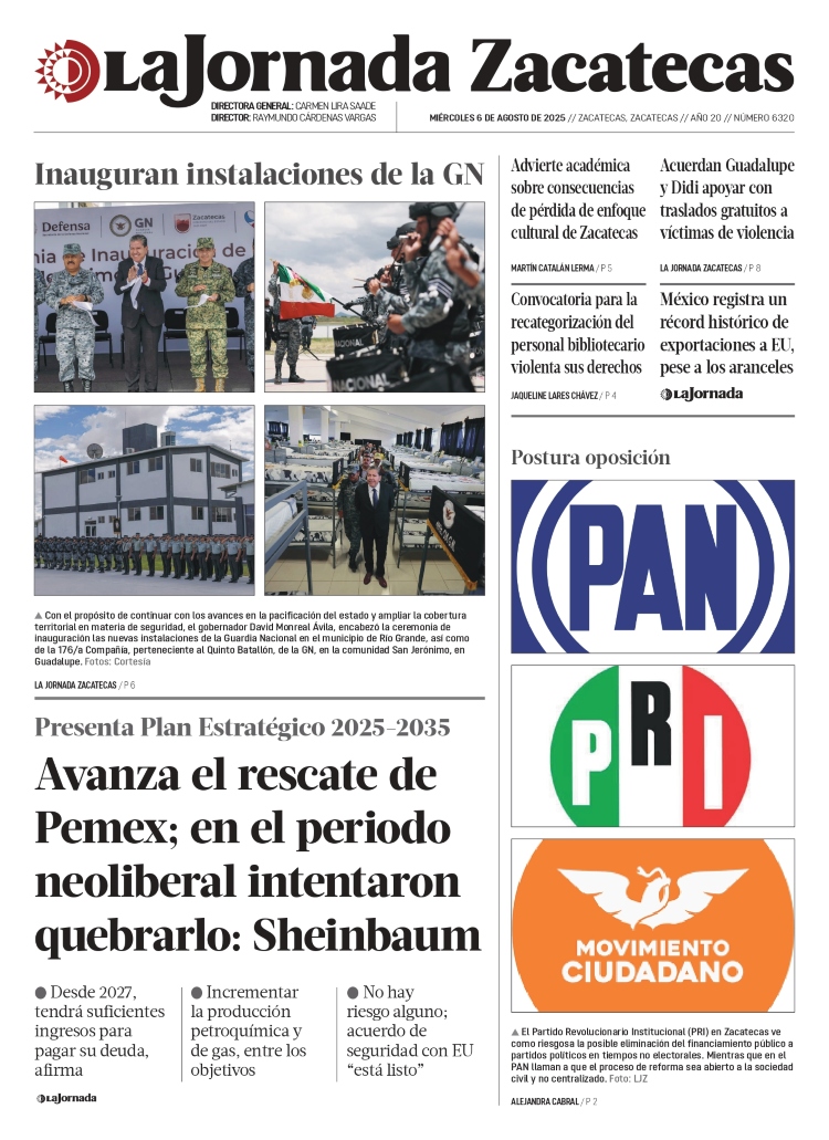 06 de Agosto de 2025 – Inauguran instalaciones de la GN