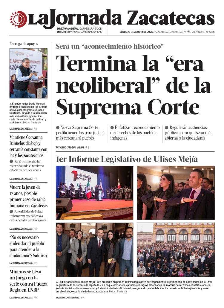 25 de Agosto de 2025 – Termina la “era neoliberal” de la Suprema Corte