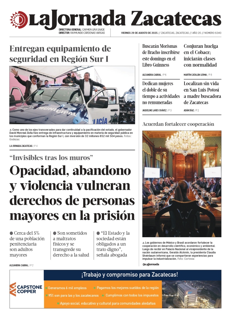 29 de Agosto de 2025 – Opacidad, abandono y violencia vulneran derechos de personas mayores en la prisión