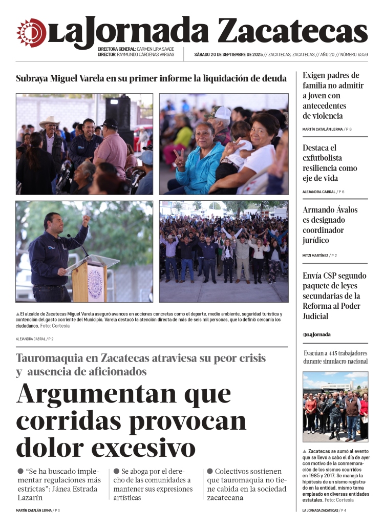 20 de Septiembre de 2025 – Argumentan que corridas provocan dolor excesivo