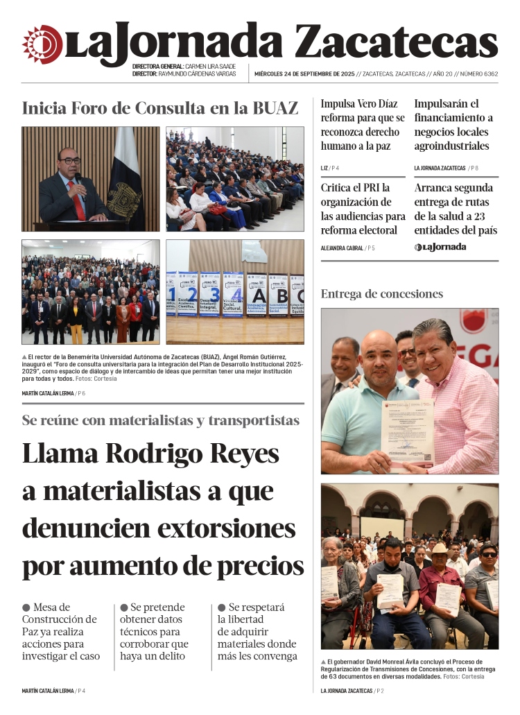 24 de Septiembre de 2025 – Llama Rodrigo Reyes a materialistas a que denuncien extorsiones por aumento de precios