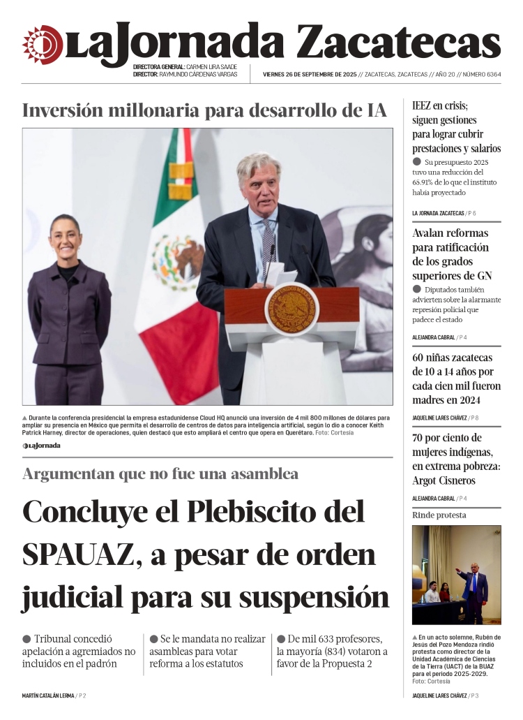 26 de Septiembre de 2025 – Concluye el Plebiscito del SPAUAZ, a pesar de orden judicial para su suspensión