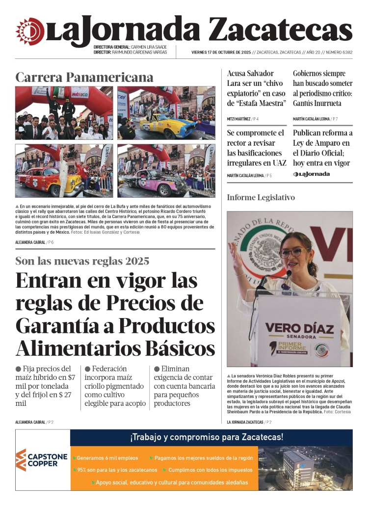 17 de Octubre de 2025 – Entran en vigor nuevas reglas de Precios de Garantía a Productos Alimentarios Básicos