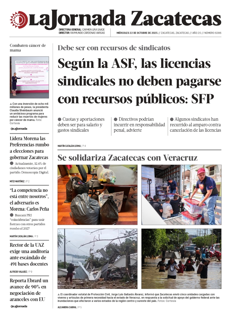 22 de Octubre de 2025 – Según la ASF, las licencias sindicales no deben pagarse con recursos públicos: SFP