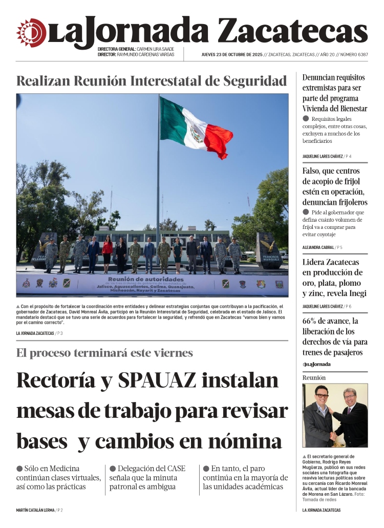 23 de Octubre de 2025 – Rectoría y SPAUAZ instalan mesas de trabajo para revisar bases y cambios en nómina