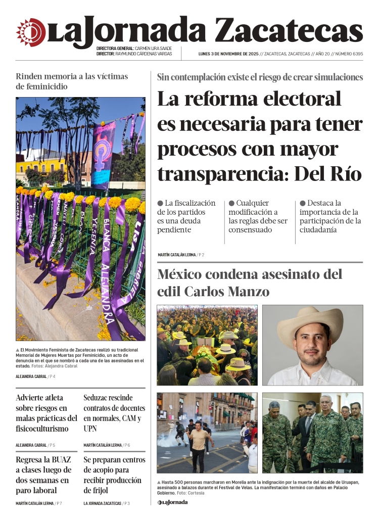 03 de Noviembre de 2025 – La reforma electoral es necesaria para tener procesos con mayor transparencia: Del Río