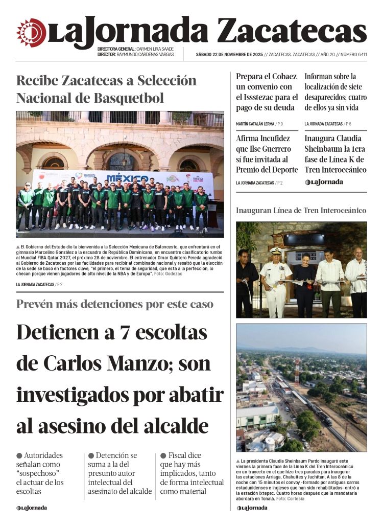 22 de Noviembre de 2025 – Detienen a 7 escoltas de Carlos Manzo; son investigados por abatir al asesino del alcalde