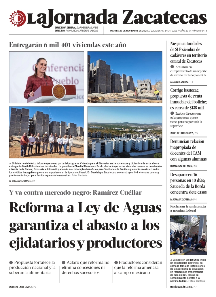 25 de Noviembre de 2025 – Reforma a Ley de Aguas garantiza el abasto a los ejidatarios y productores