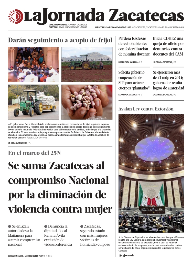 26 de Noviembre de 2025 – Se suma Zacatecas al compromiso Nacional por la eliminación de violencia contra mujer