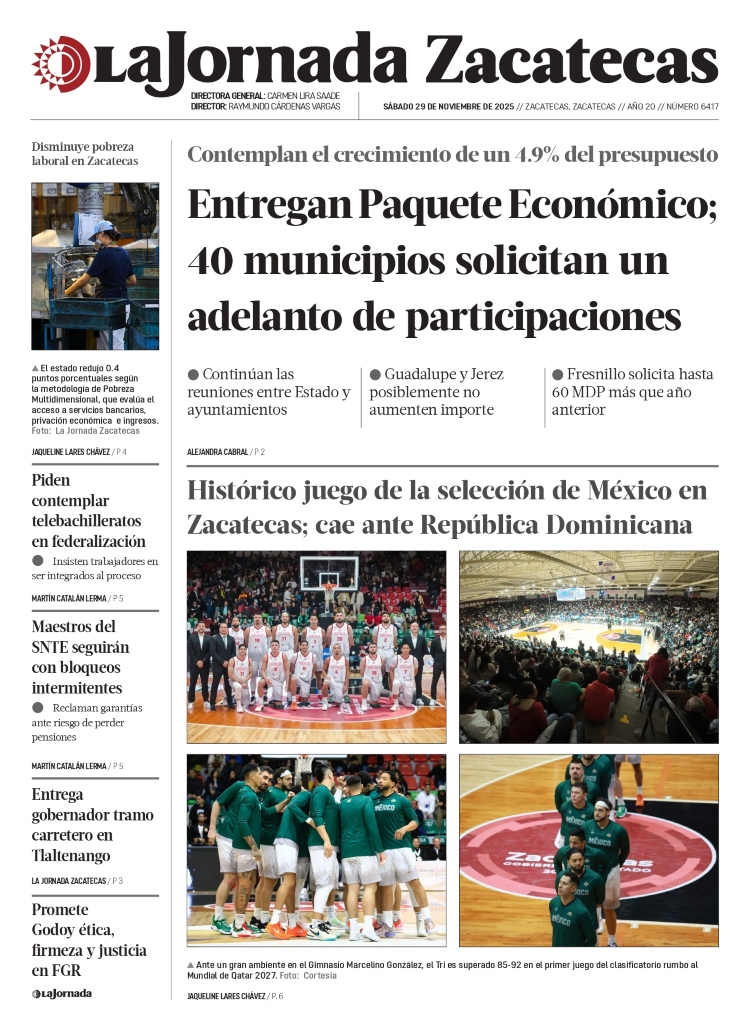 29 de Noviembre de 2025 – Entregan Paquete Económico; 40 municipios solicitan un adelanto de participaciones