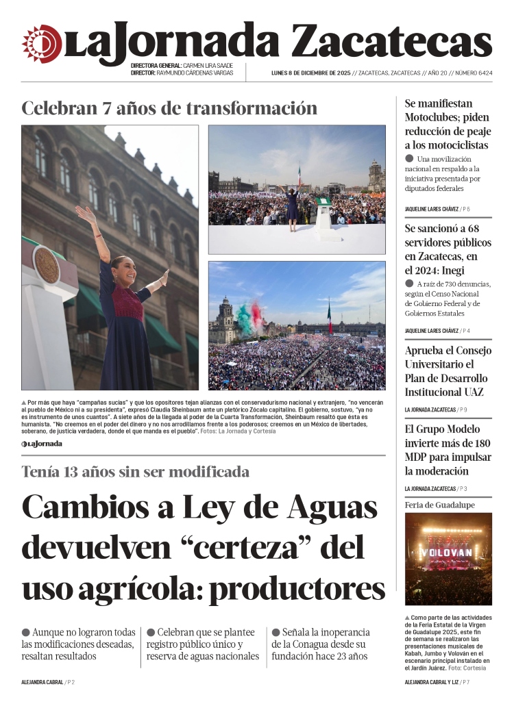 08 de Diciembre de 2025 – Cambios a Ley de Aguas devuelven “certeza” del uso agrícola: productores