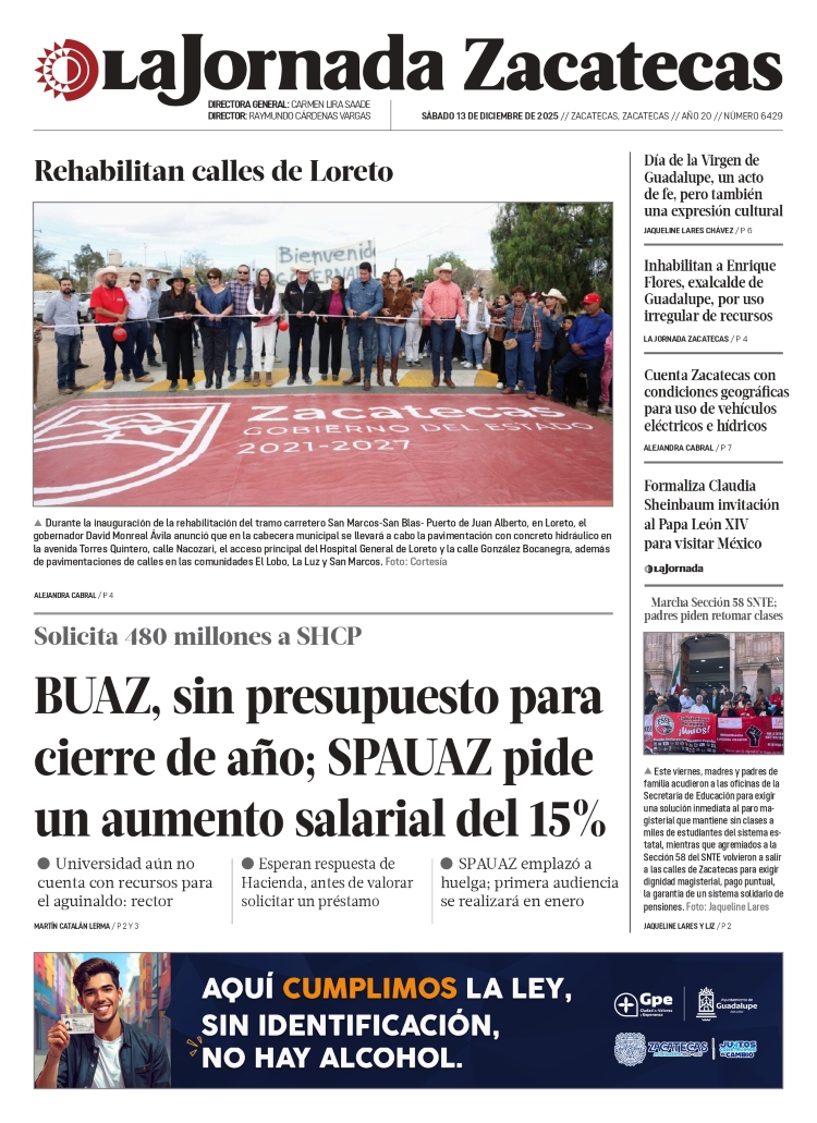13 de Diciembre de 2025 – BUAZ, sin presupuesto para cierre de año; SPAUAZ pide un aumento salarial del 15%
