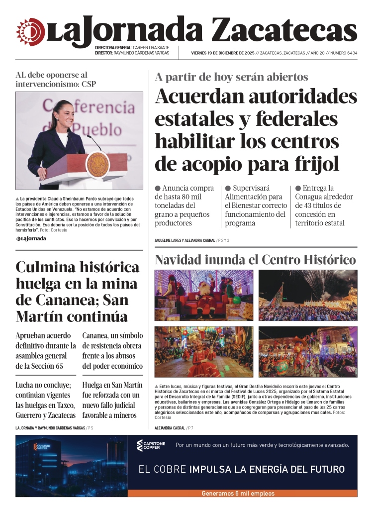 19 de Diciembre de 2025 – Acuerdan autoridades estatales y federales habilitar los centros de acopio para frijol