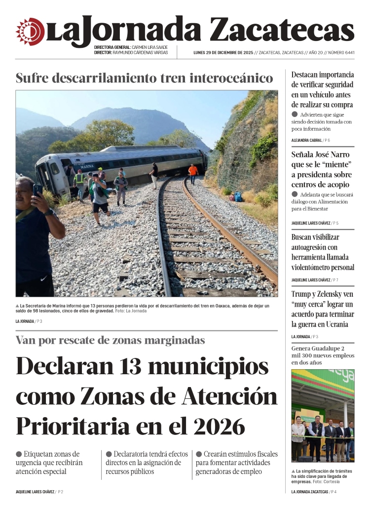 29 de Diciembre de 2025 – Declaran 13 municipios como Zonas de Atención Prioritaria en el 2026