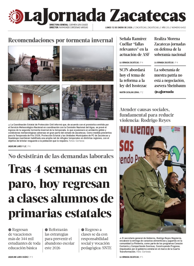 12 de Enero de 2026 – Tras 4 semanas en paro, hoy regresan a clases alumnos de primarias estatales