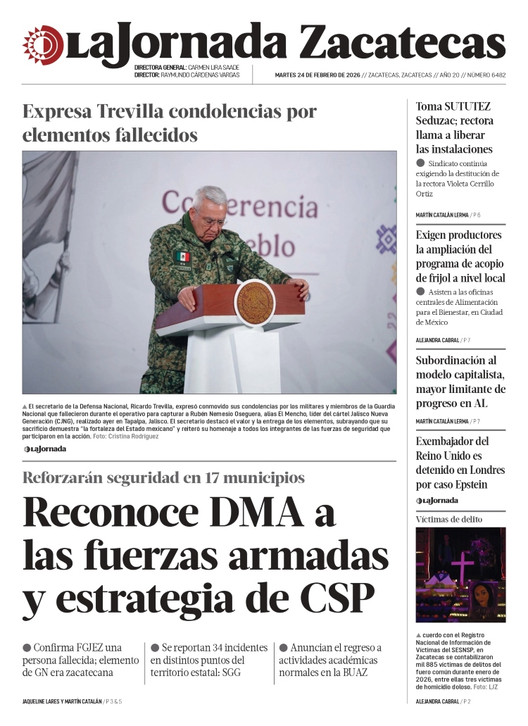 24 de Febrero de 2026 – Reconoce DMA a las fuerzas armadas y estrategia de CSP