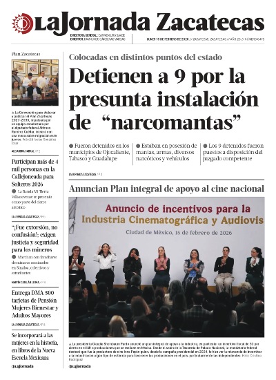 16 de Febrero de 2026 – Detienen a 9 por la presunta instalación de “narcomantas”