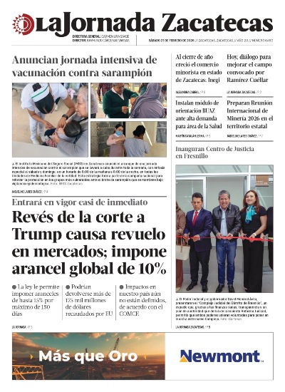 21 de Febrero de 2026 – Revés de la corte a Trump causa revuelo en mercados; impone arancel global de 10%