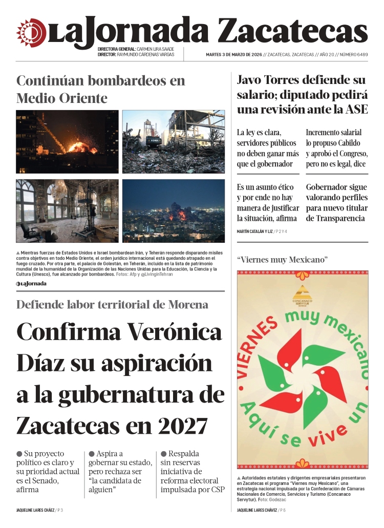 03 de Marzo de 2026 – Confirma Verónica Díaz su aspiración a la gubernatura de Zacatecas en 2027
